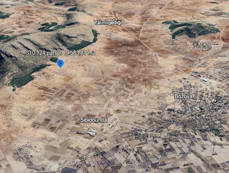 KORKUTELİ BOZOVADA 9.583 M² TEK PARSEL YATIRIMLIK SATILIK TARLA